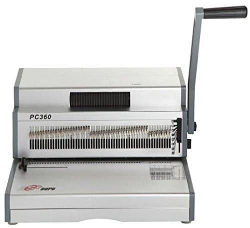 Professional 14" Coil Binding Machine SUPU (PC360) Pitch: 4:1 Oval Hole