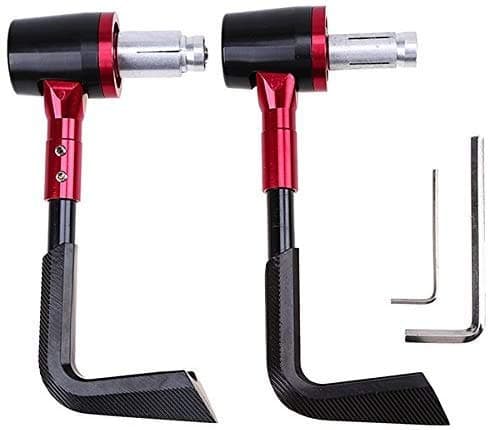 Motorcycle Lever Guard Proguard Protector System CNC Aluminum & Plastic 7/8" 22mm Brake Clutch Levers Protector