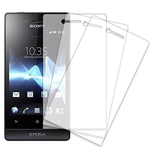 Sony Xperia Miro Screen Protector Cover, MPERO Sony Xperia Miro ST23a 3 Pack of Screen Protectors