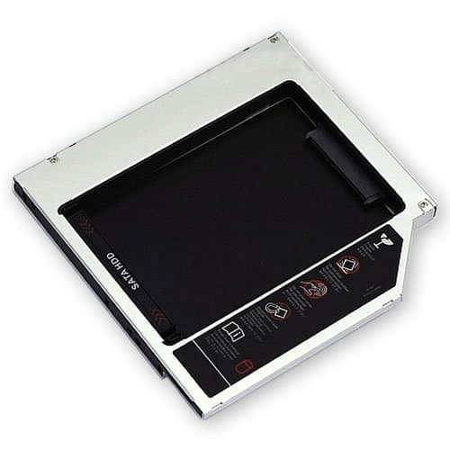 JUSTOP® 2nd Hard Disk Drive /SSD Caddy Tra 9.5 mm (SATA To SATA)