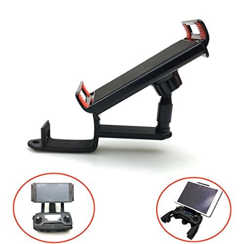 CQT Front Bracket Holder Extension Panel Tablet Mount with Hanging Buckle Straps Hole for 4-10.5 Inch Mobile Phone Tablet Iphone Ipad for DJI Mavic Pro/Platinum/Air Spark Remote Control Transmitter