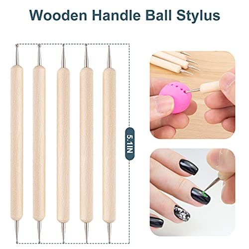 Luney Clay Tools Kit, 25 PCS Air Dry Clay Modeling Tools Set for Adults, Ceramics Polymer Clay Sculpting Pottery Tools Kit, Pottery Craft, Dotting, Baking, Carving, Drawing, Molding, Modeling, Shaping