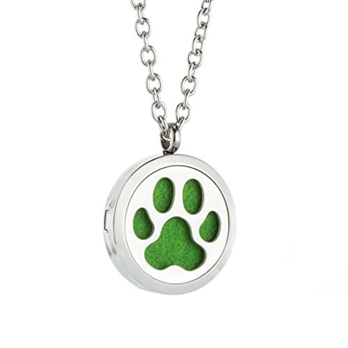 JAOYU Diffuser Necklace for Women Essential Oil Diffuser Aromatherapy Pendant Stainless Steel Necklaces Animal Jewelry Gifts