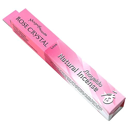 SHOYEIDO Rose Crystal Incense, 30 Sticks