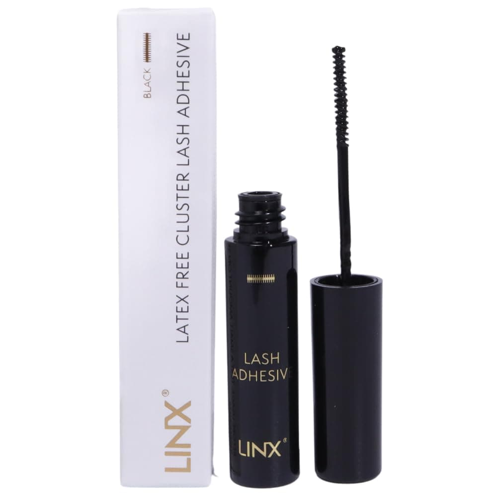 LINX Lash Glue Segmented DIY False Eyelash Cluster Adhesive Latex-Free Mirco Mascara Wand (Black)