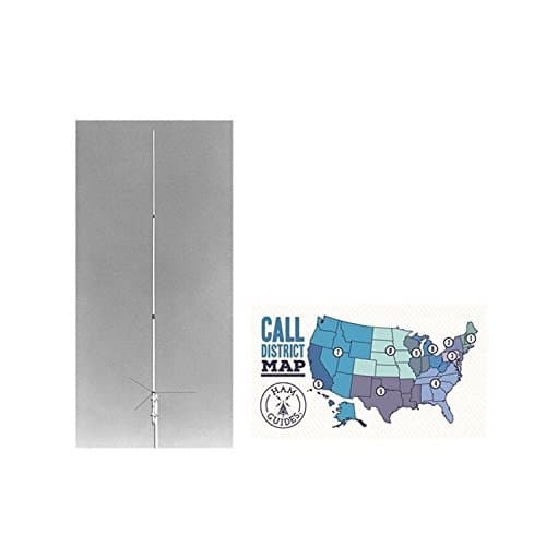 Bundle - 2 Items - Comet Antennas Base Antenna, 2m/70cm, UHF, 17ft and Ham Guides TM Pocket Reference Card