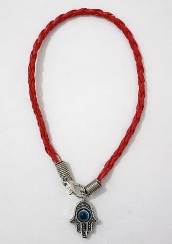 RED String Lucky Hamsa Hand Kabbalah Bracelet for Luck and Evil Eye Protection