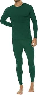 ThermajohnLong Johns Thermal Underwear for Men Fleece Lined Base Layer Set for Cold Weather