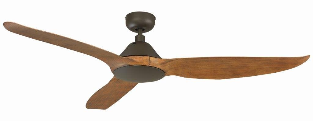 1072OB Scrapper 3 Modern Ceiling Fan with ABS Blades and Remote Control, 60", Oil Rubbed Bronze