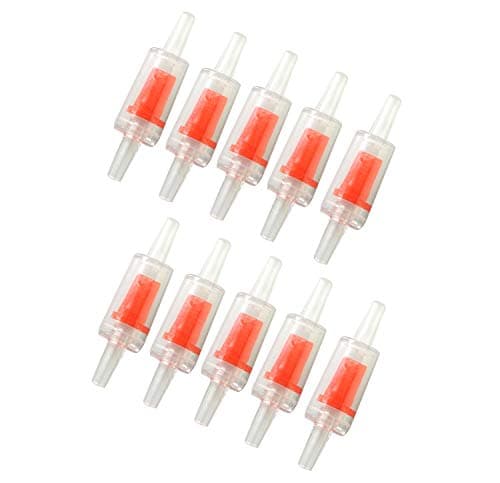 10pcs Air Pump Check Valves Pipe Fitting for Aquarium Fish Tank CO2 Water Air Line Pump One Way Non-Return Actuator Check Valve