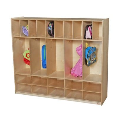 4-Section Cubbies Locker