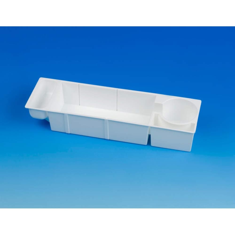 Deluxe Walker Basket Liner, Clear Plastic Liner for Walker Baskets, Plastic Tray with Cup Holder for Mobility Devices