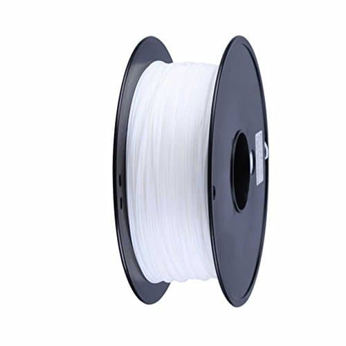 American 3D Supply PLA 3D Printer Filament, 1 kg Spool, 1.75 mm, White