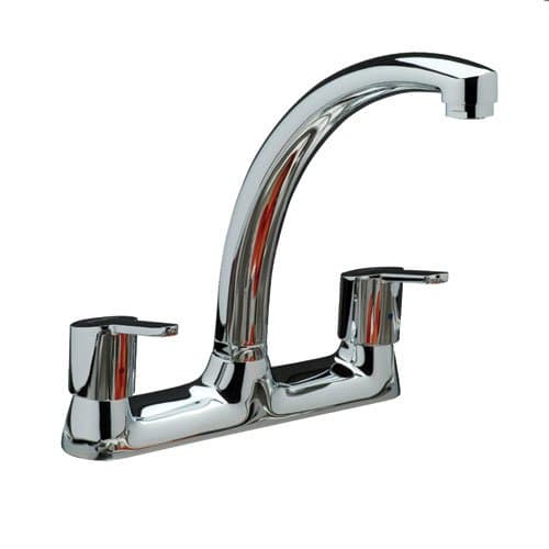 Araya 4S1210 Deck Sink Mixer, Chrome
