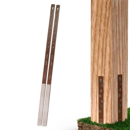 Post Buddy Post Buddy Pack of 2 Lumber Fence Post Repair Stakes (to Fix 1 Broken Post)