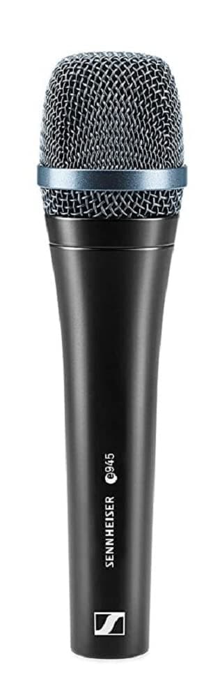 e945 Supercardioid Dynamic Vocal Microphone | High Output | Feedback Rejection | Rugged Metal Body | Uniform Pickup Pattern | Ideal for Live Singing, Touring Musicians & Stage Performers