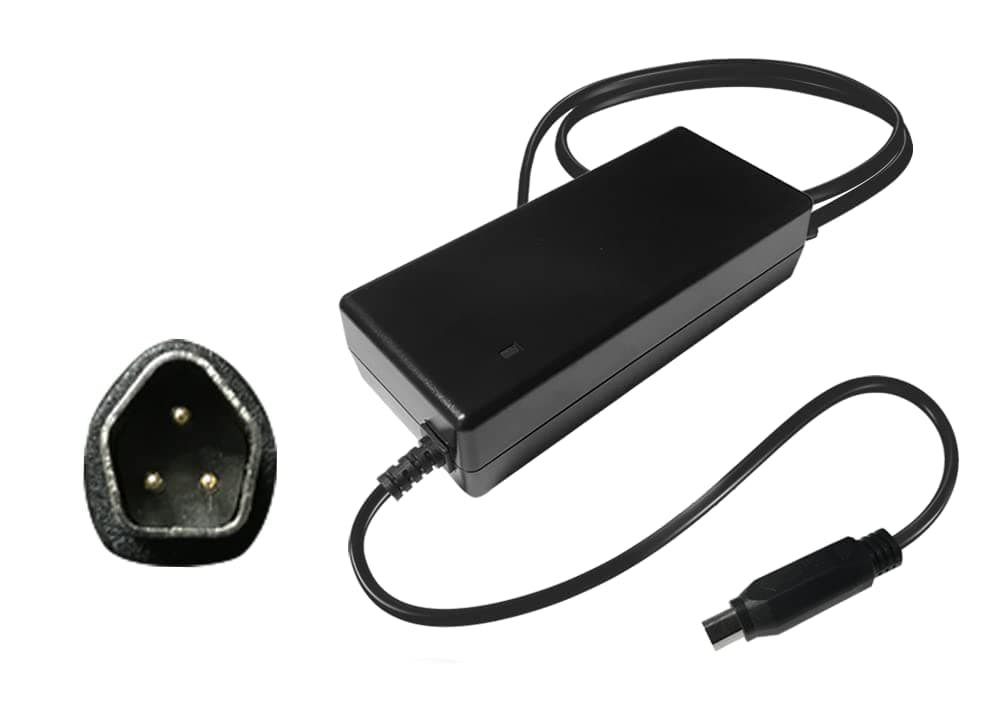 Powatechnic 42V Charger – 3-Pin PEN Plug for 36V e-Bikes with Phylion EBT360 Battery – Carrera Crossfire, Subway, Vengeance, Vulcan, Raleigh Array 2021+ – DZLM3620-M1 / M2