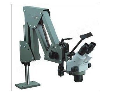 Gowe 7X-45X Jewelers Microscope Gem Diamond Setting Microscope jewelry micro scope with Stand