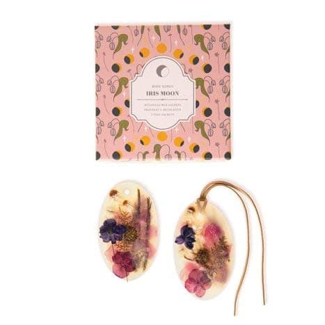 Rosy Rings Oval Botanical Wax Sachets - Iris Moon