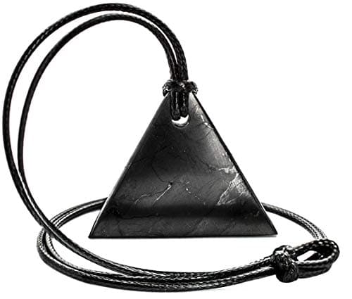 Shungite pendant Triangle for women