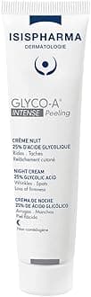 GLYCO-A Intense Peeling - Night Cream with 25% Glycolic Acid for Mature Skin - Smoothes, Evens and Tones the Skin - Anti-Spot and Anti-Aging Effect - Made in France