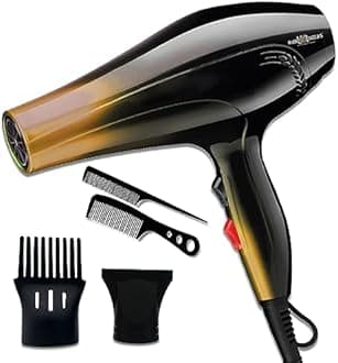 Pick Ur Needs Salon Grade High Range Professional Hair Dryer For Men & Women With Comb & Concentrator (3500 Watt),Brown