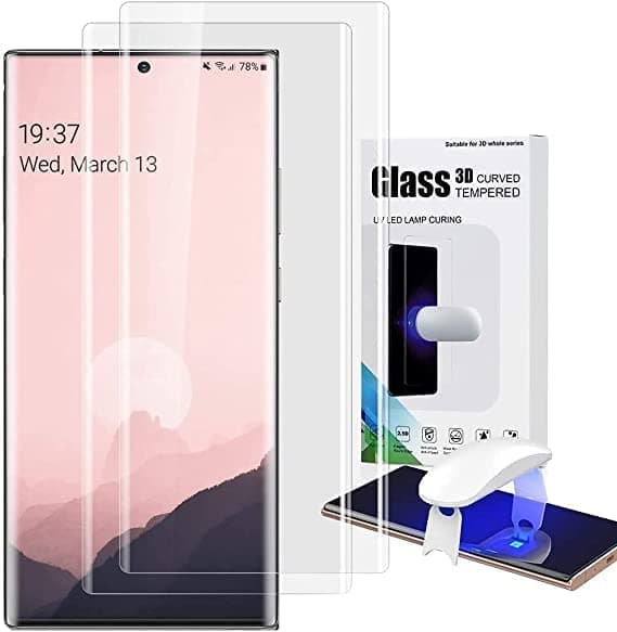 pehael UV Tempered Glass/Screen Guard/Screen Protector Compatible for Samsung Galaxy Note 20 Ultra with Edge to Edge Coverage and Easy Installation kit by Intaaish…
