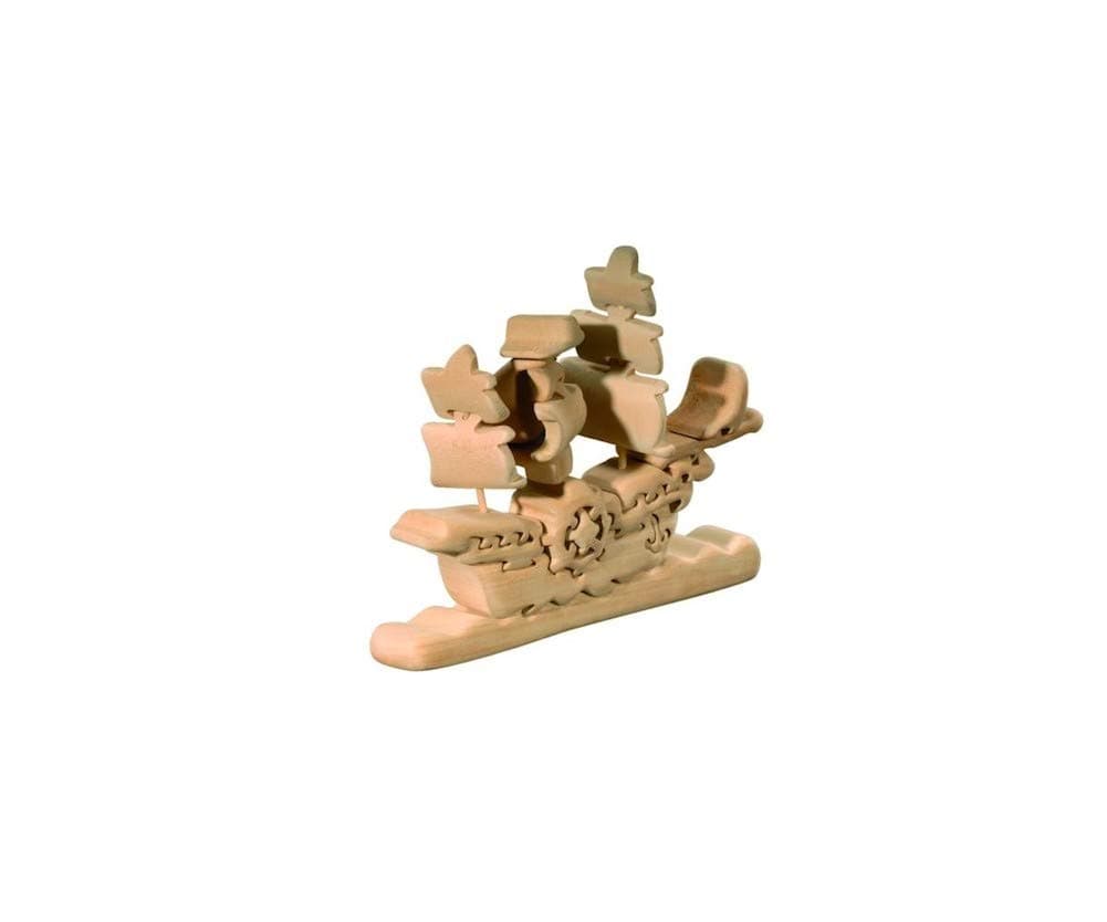 Dolfi - Wooden 3D Jigsaw Puzzle - Pirate Ship
