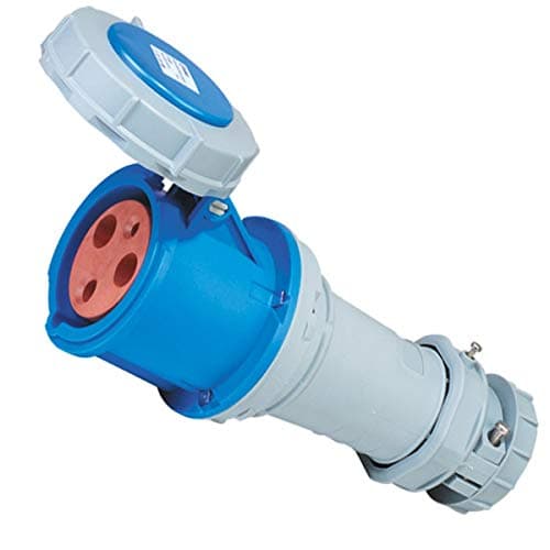 POWER N PACK Industrial Socket (PP07S) - IP 67, 63 Amp Socket, 230V, 6h, Single Phase, 3 Pin