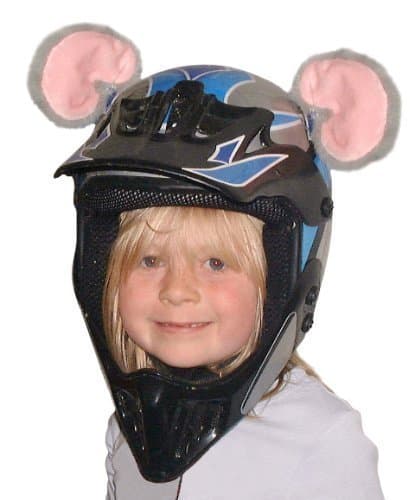 Crazy Ski Helmet Ears | Mouse Helmet Ears & Tail