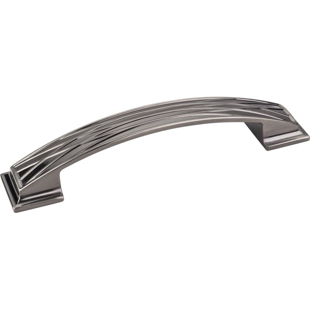 6-1/4" Overall Length Lined Cabinet Pull. Holes are 128mm center-to-center...