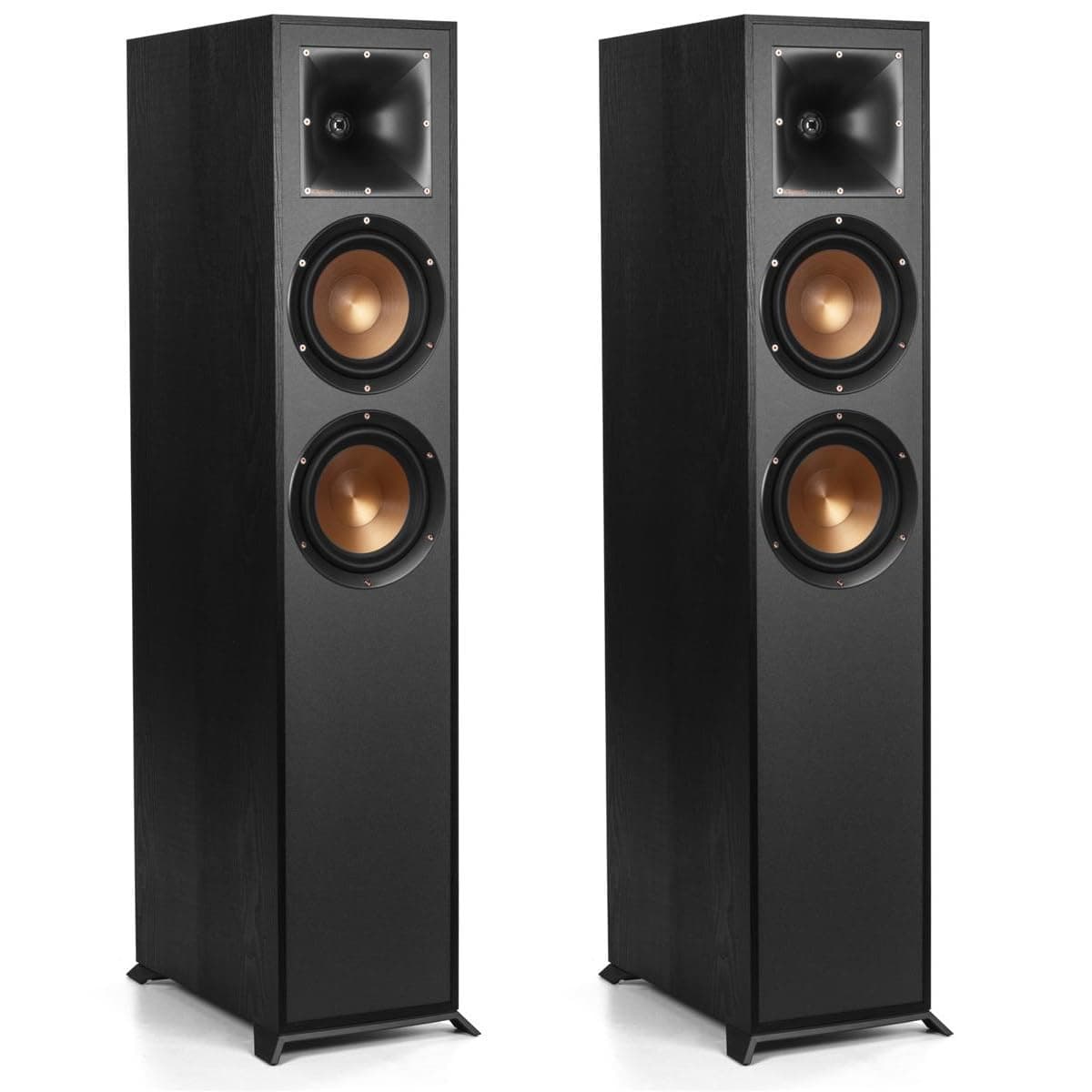 Reference R-620F Floorstanding Speaker, Black Textured Wood Grain Vinyl, Pair
