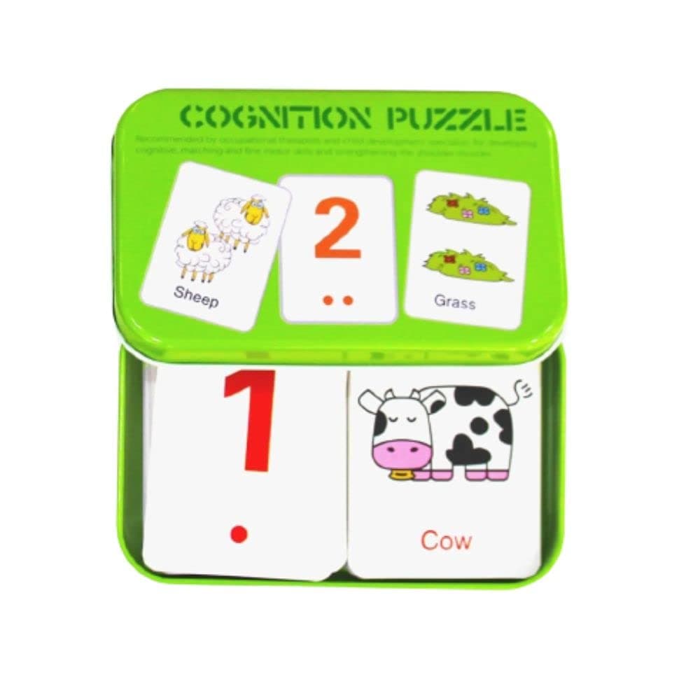 UKR Educational Flash Cards Numbers in Iron Box