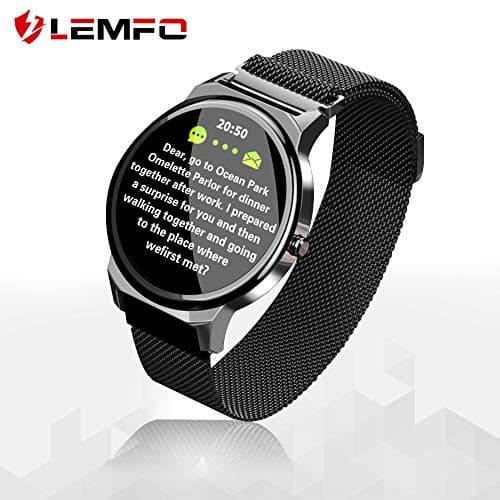 Smart Watch, Touchscreen Smartwatch Compatible with Android iOS Phone, Ip67 Waterproof Fitness Tracker Watch with Heart Rate Sleep Monitor Calorie Counter Pedometer Watch for Men/Women