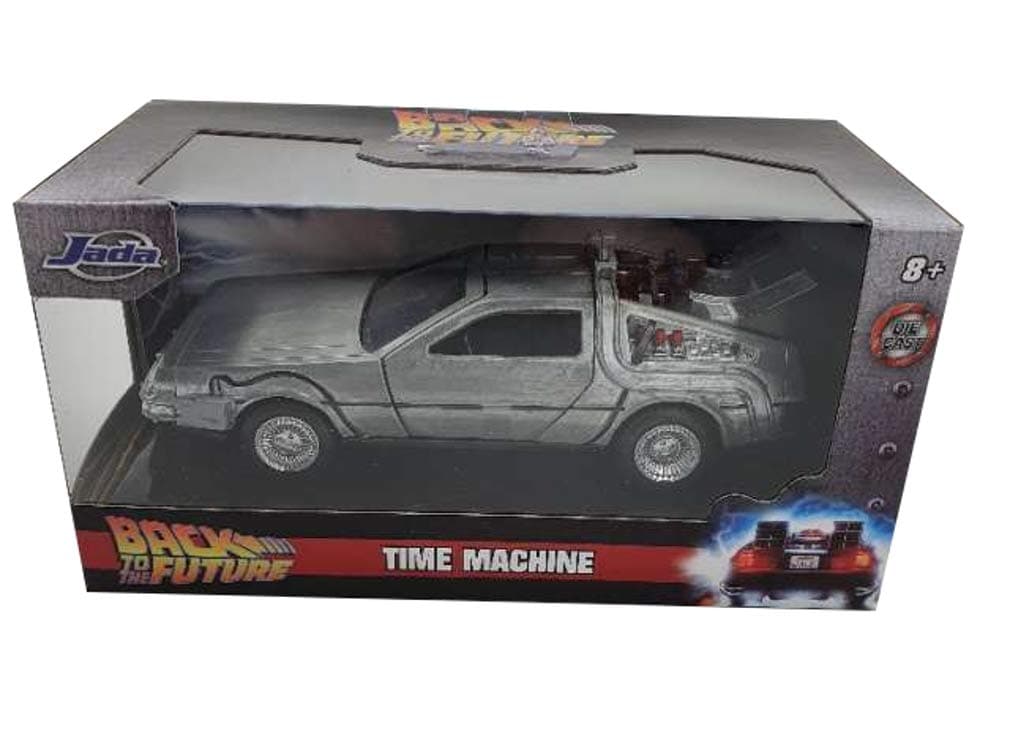 Jada Toys Back to The Future Time Machine 1:32 Die-cast Car, Toys for Kids and Adults