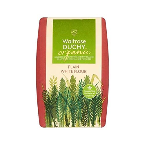 Duchy Waitrose Organic Plain White Flour 1.5kg - Pack of 4