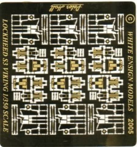 White Ensign Models 1/350 Lockheed S3 Viking Details Photoetch Enhancement Parts