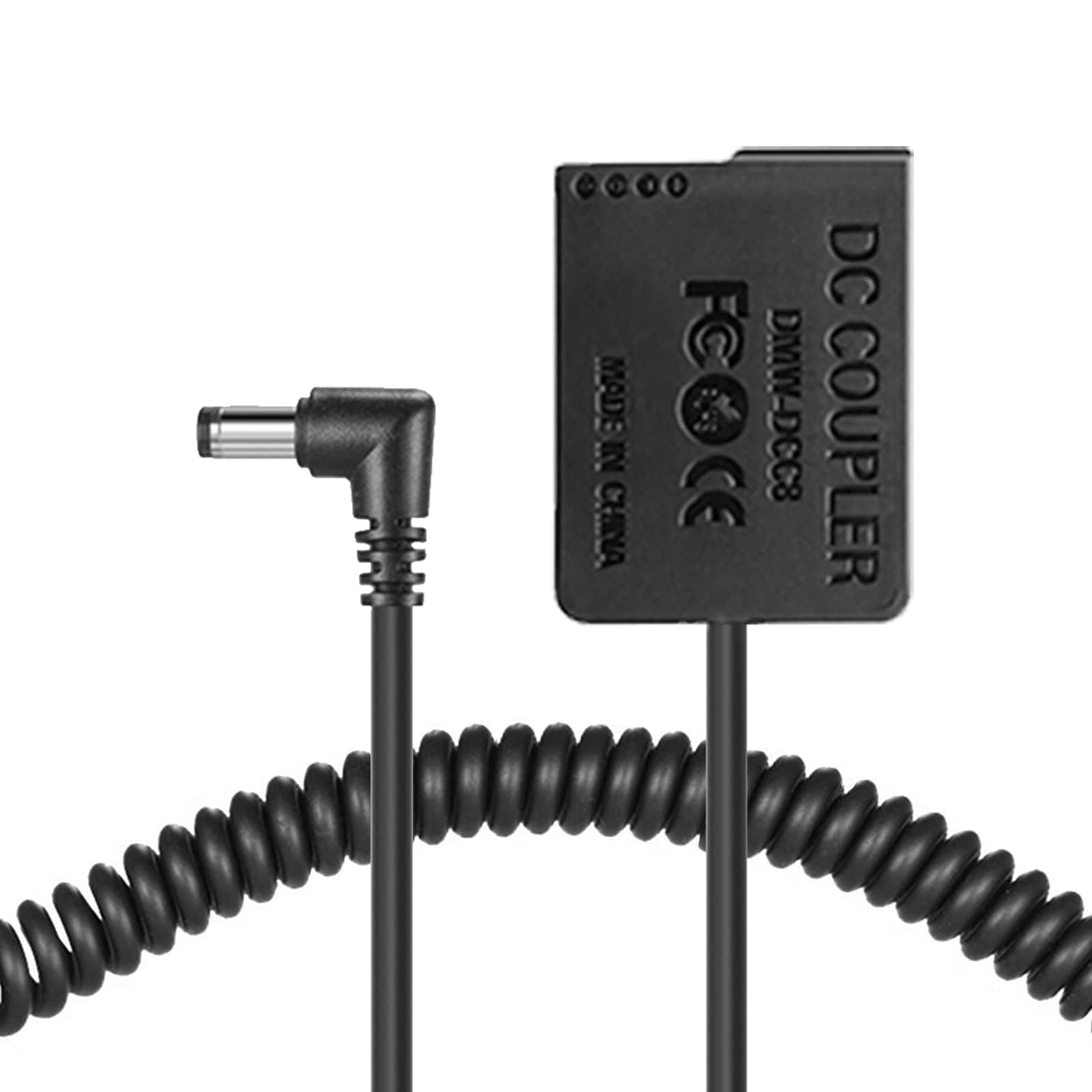 Raeisusp DMW-DCC8 Fully Decoded DC Coupler DMW-BLC12 BLC12PP Dummy Battery for Panasonic Lumix DMC FZ2500 FZ2000 F1000 FZ300 FZ200 GX8 G80 G81 G85 G5 G6 G7 Camera