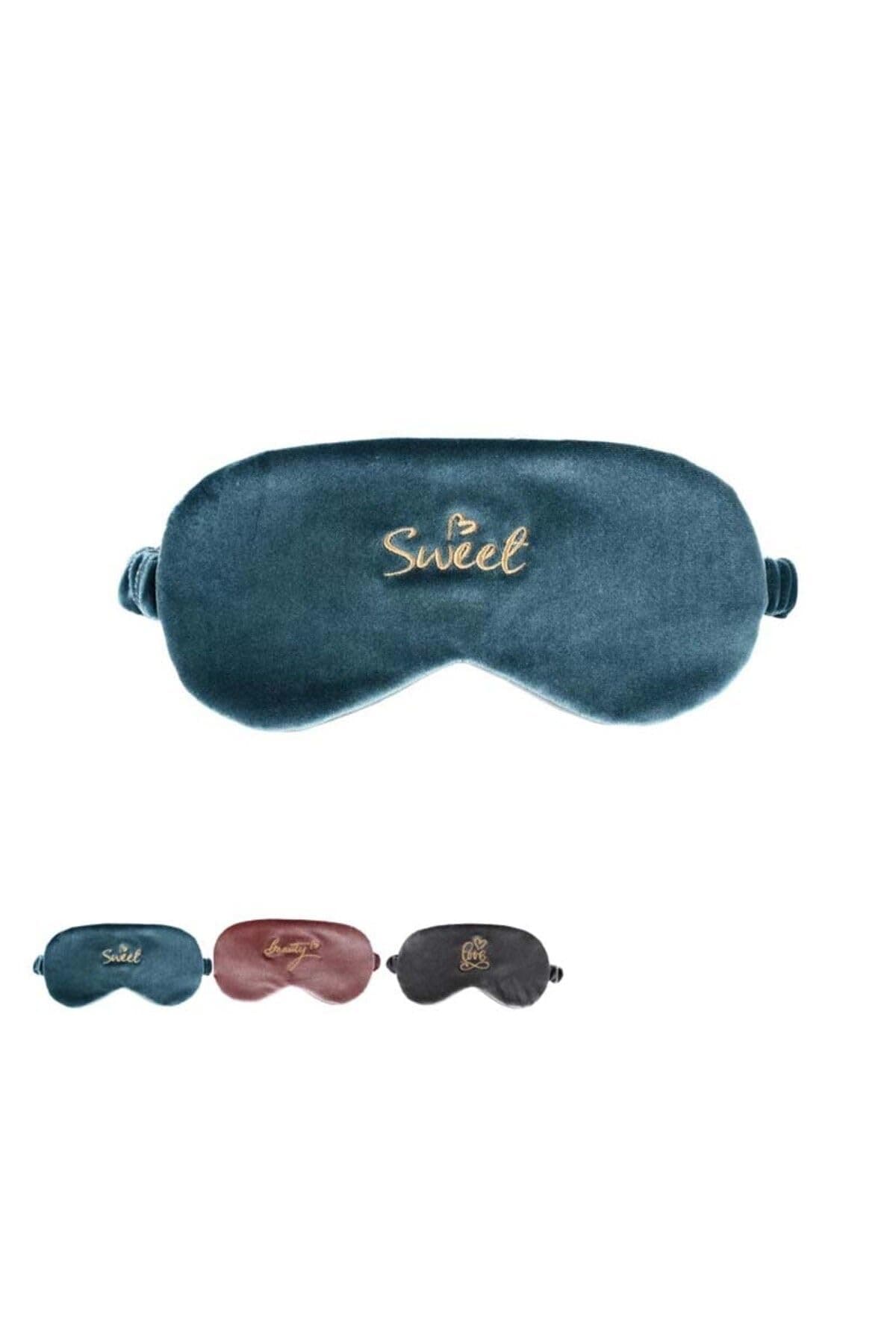 MINISOEmbroidered Letter Eye Mask