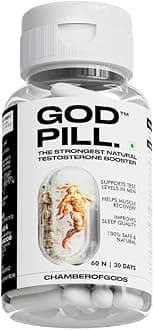 Godpill 360° Testosterone Support Supplement for Men - 30 Days