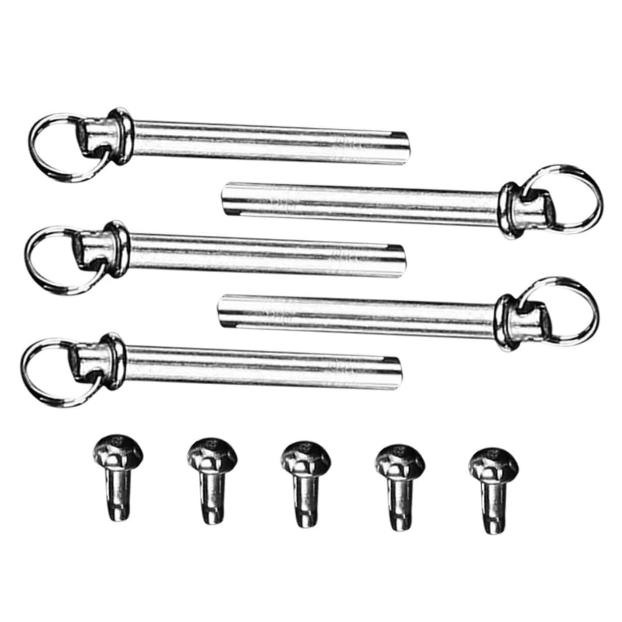DECHOUS Metal-Plated Rivet Fan Accessories 5 Pack Replacement Hinge Screw Fastener Pin for Fan Repair