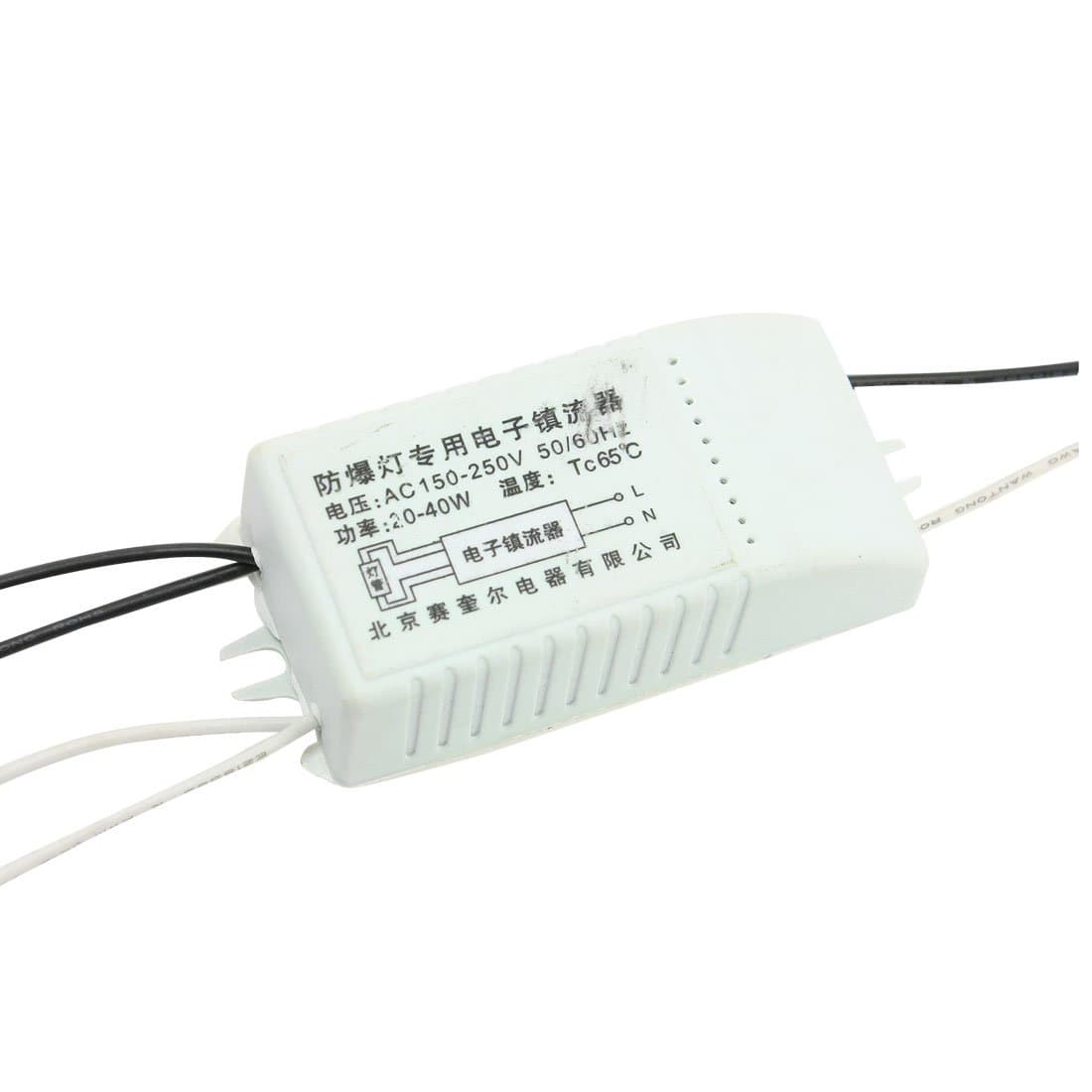 sourcingmap Energy Saving Electronic Fluorescent Lamp Bulb Light Ballast AC 150-250V 20-40W