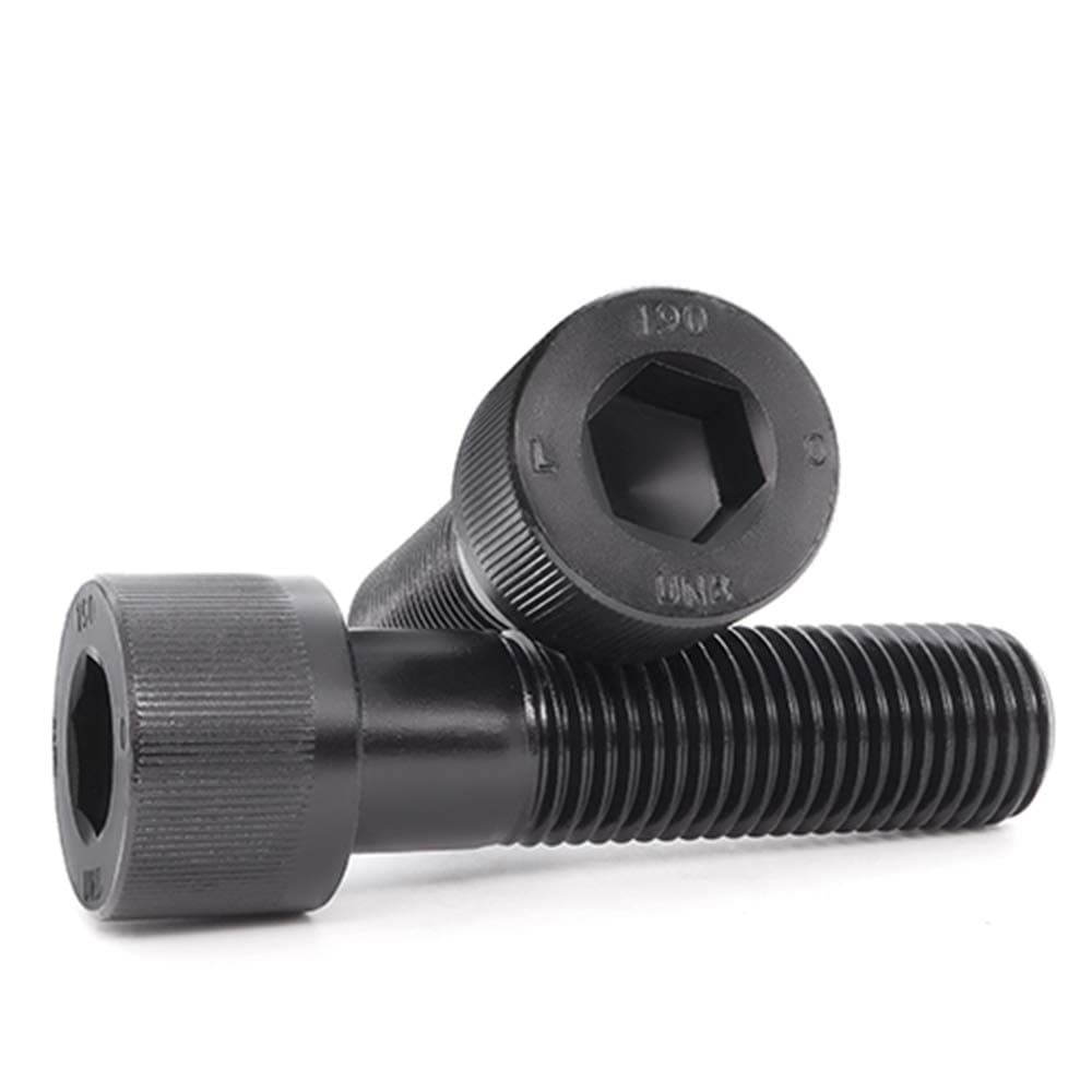 Socket Head Cap Screw, 1936/1960 Series, 5-40 UNC Thread, 1" Long, Partially Threaded, Alloy Steel, Unbrako, Black Oxide
