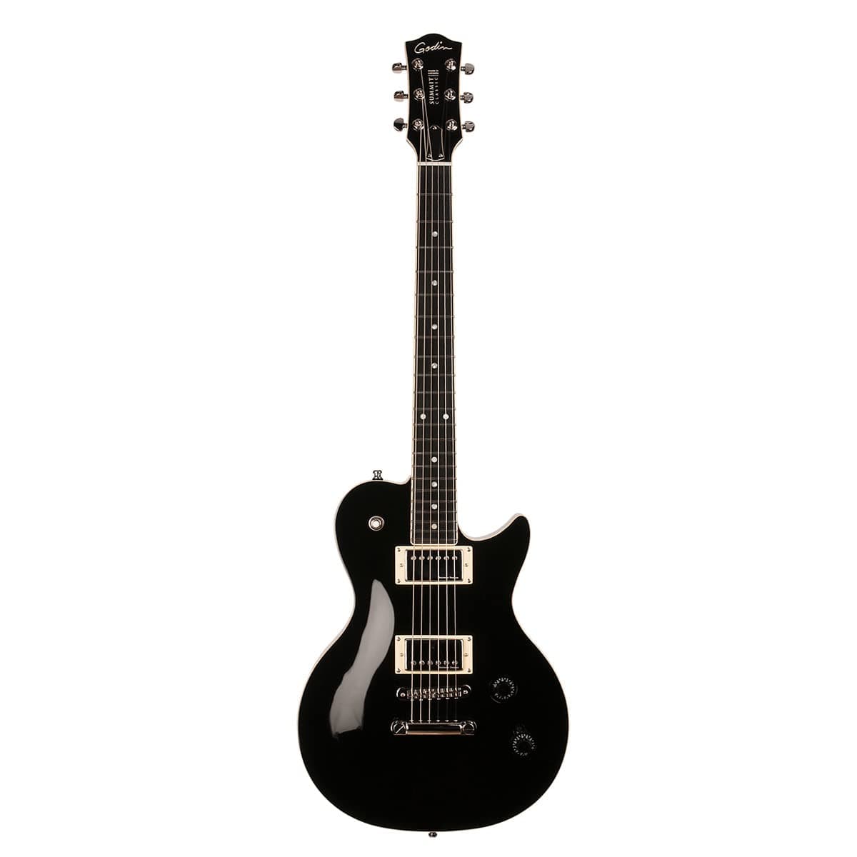 Godin Guitars 6 String Solid-Body Electric Guitar, Black (041640)