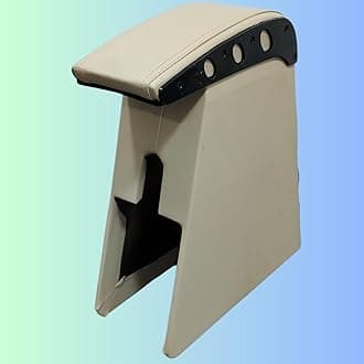 Wooden Car Center Armrest Console compatible with Maruti Suzuki Dzire 2017-2026 & New Swift 2024+ Zxi & Zxi+ model (Beige color)