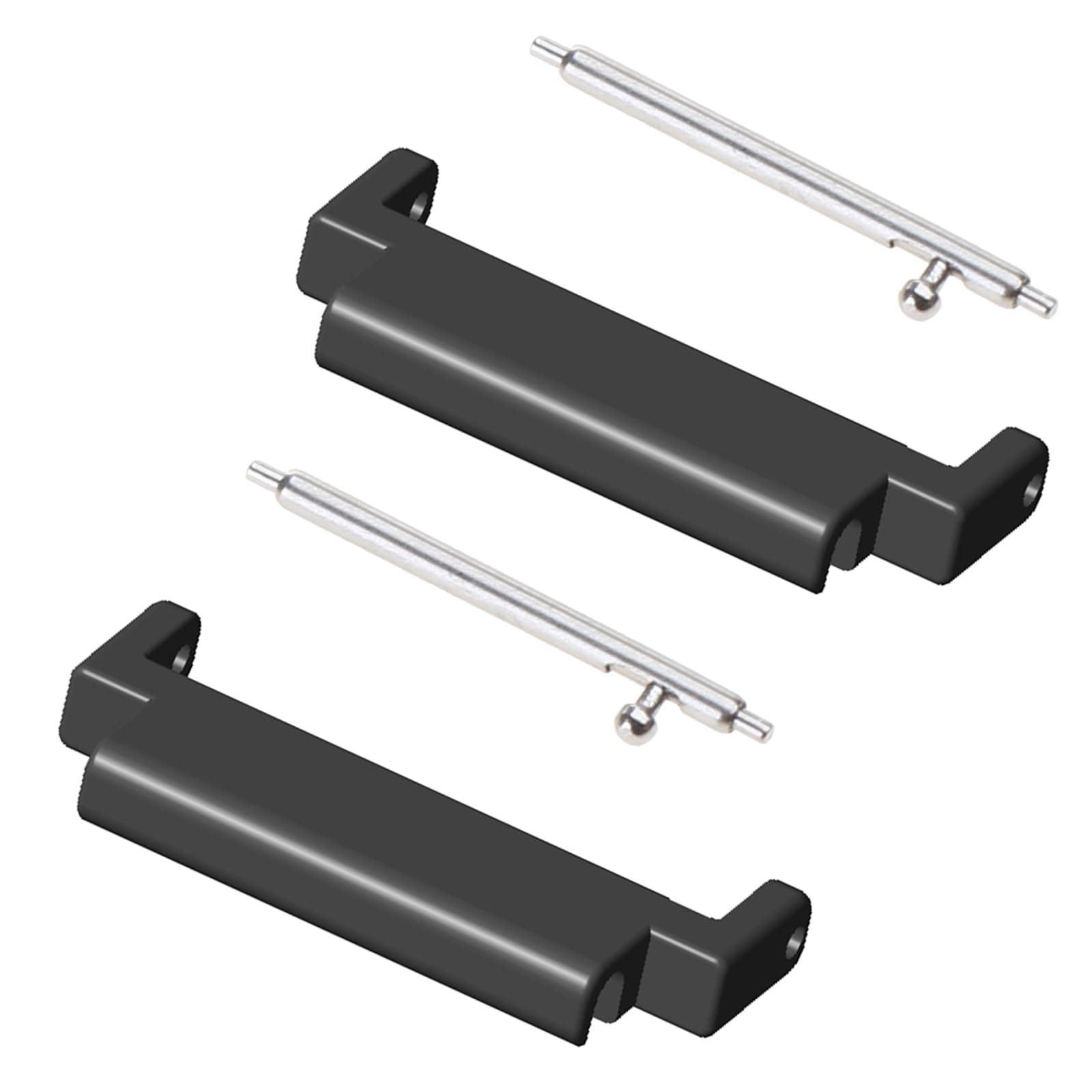 Watch Strap Connector Lugs Adapter Quick Release Metal Link Attachment Compatible For 18mm-20mm Bracelet Watchband 2pcs Watch Strap Connector Band Adapter Metal Link Watch Bands Heavy Duty Chain Belt