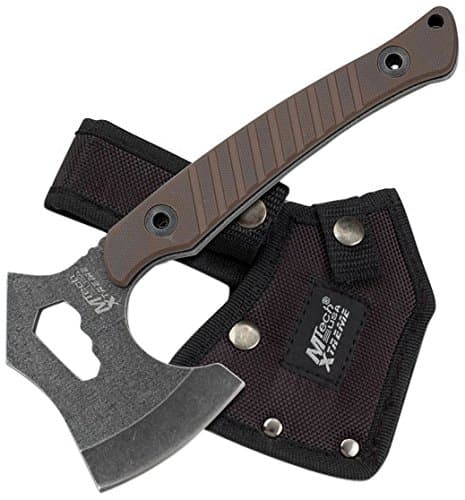 MTECH USA XTREMEMX-AXE10BN Axe with Brown G10 Handle