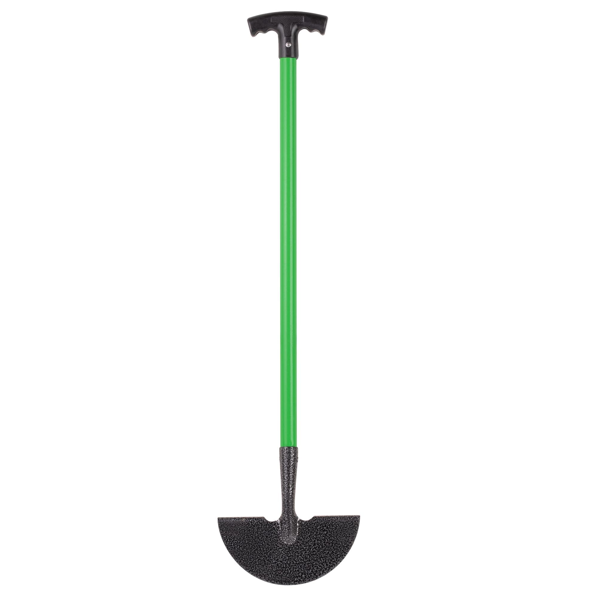 Long Handle Grass Lawn Edge Border Edging Trimming Cutter Carbon Steel Half Moon Head Step Turf Edger Manual Gardening Tool Long 91cm T Handle