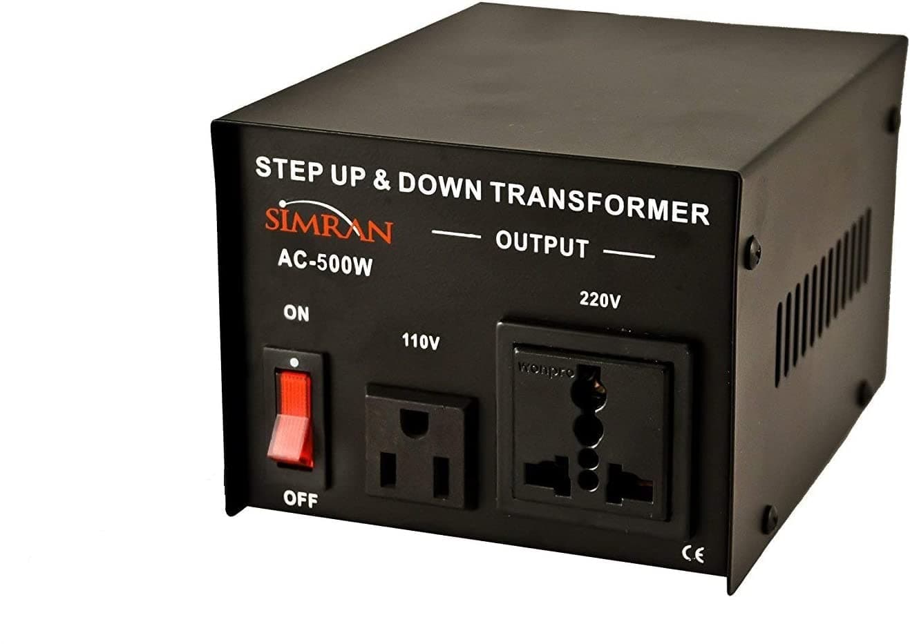 Simran AC-500 Step Up/Down Voltage Converter Transformer 110V/220V - 500 Watts