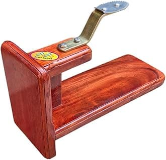 Coconut Scraper Manual Polished Mahogany Wooden Table Top Thengai Thuruvi